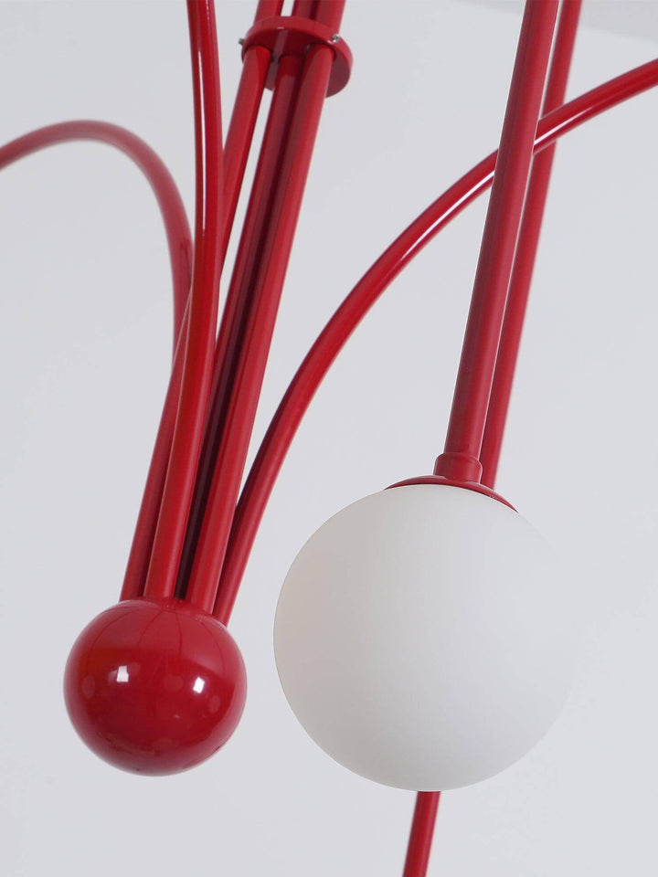 Elegant Pendel Lampe i Glas & Metal - 75/100cm
