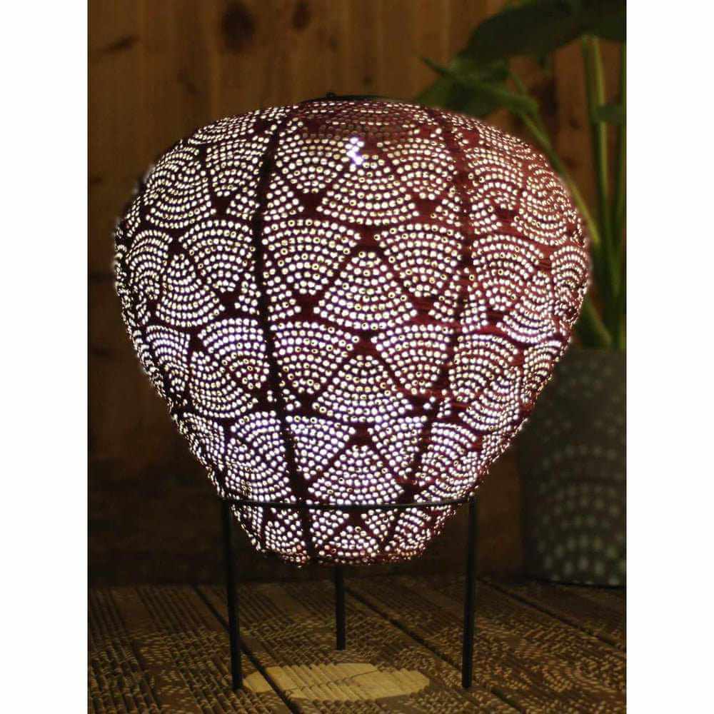 Solcelle Luftballon Lanterne - 26cm x 30cm