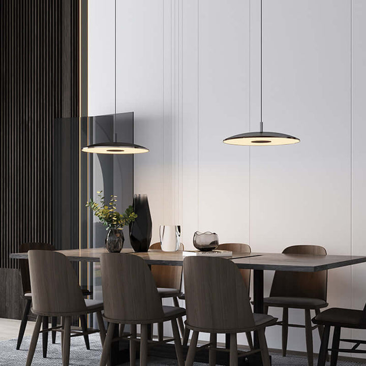 Moderne LED-pendel i jernnikkel - 30/40cm