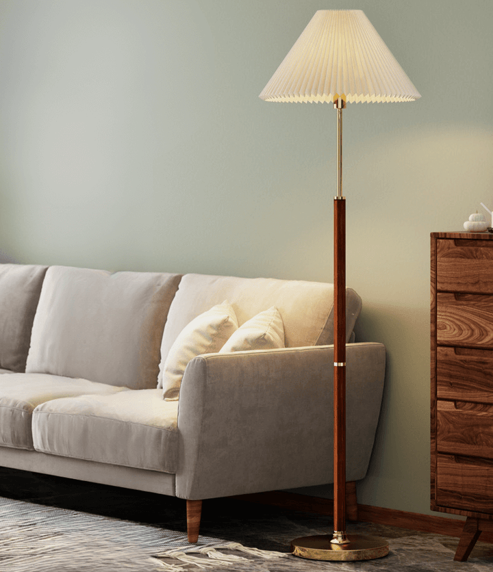 Elegant Gulvlampe i Rispapir - Skab Hygge