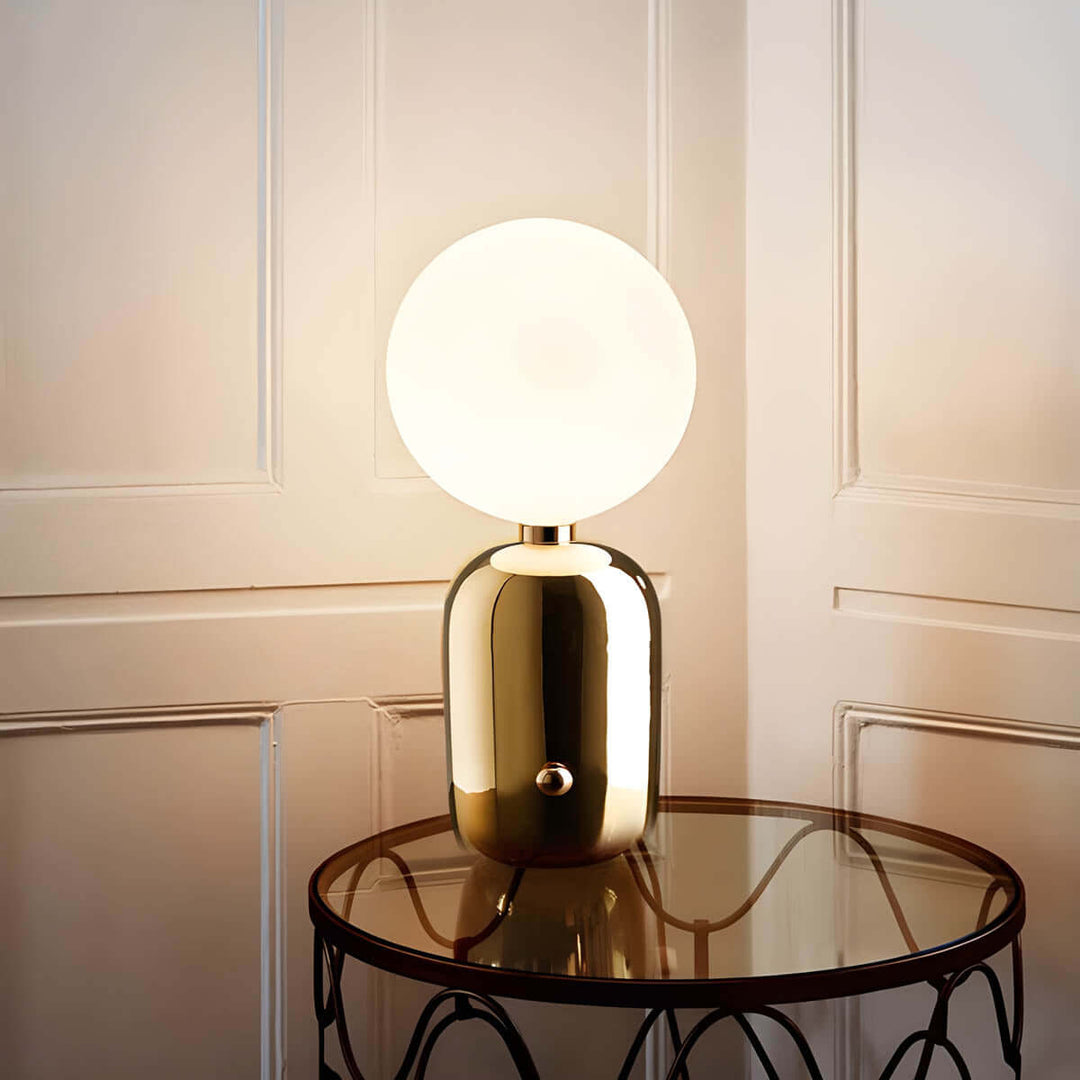 Elegant Bordlampe i Metal - RAISO -  Justerbar Højde