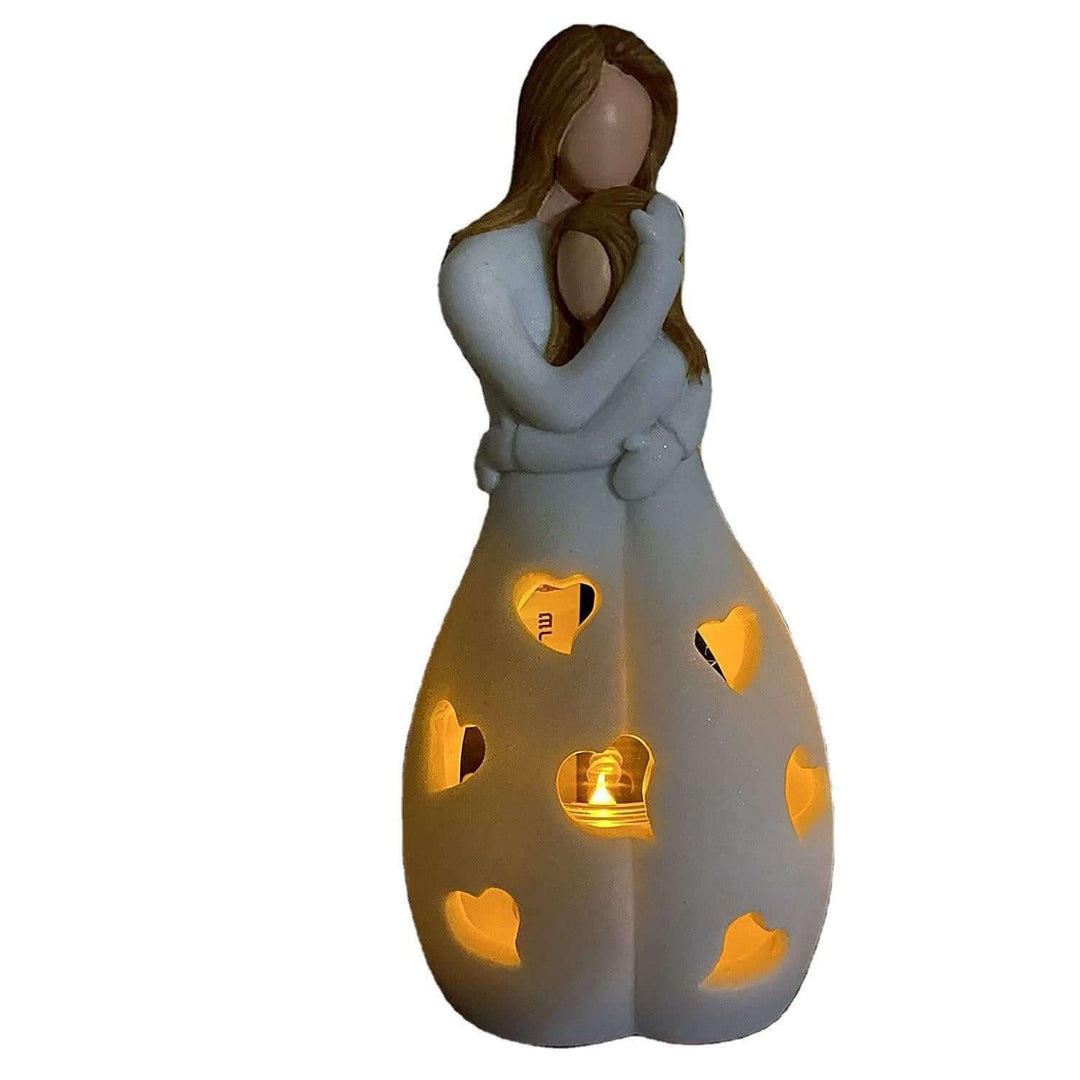 Romantisk LED Bordlampe i Beige
