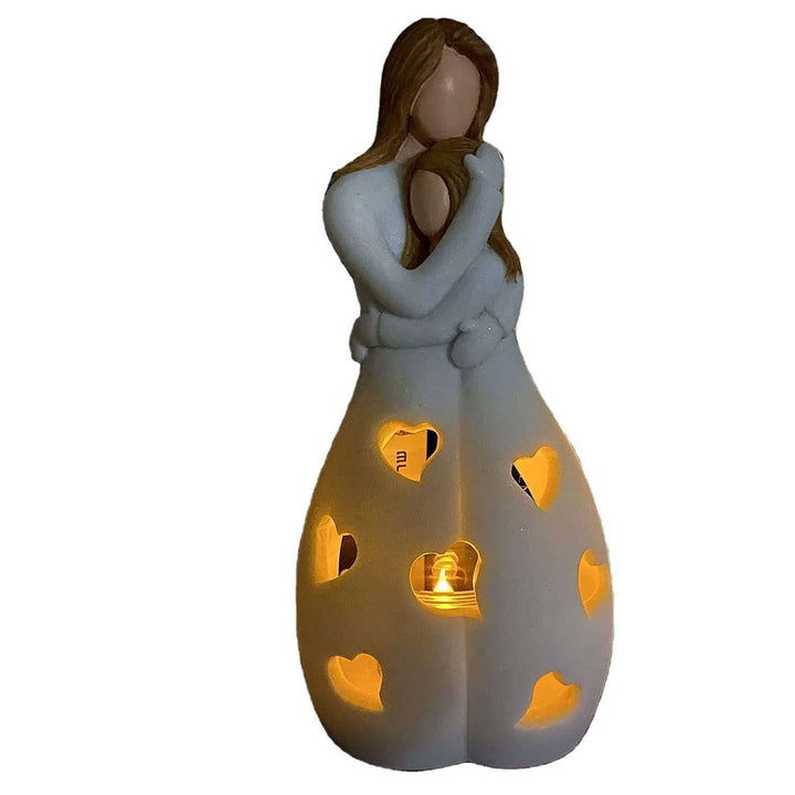Romantisk LED Bordlampe i Beige