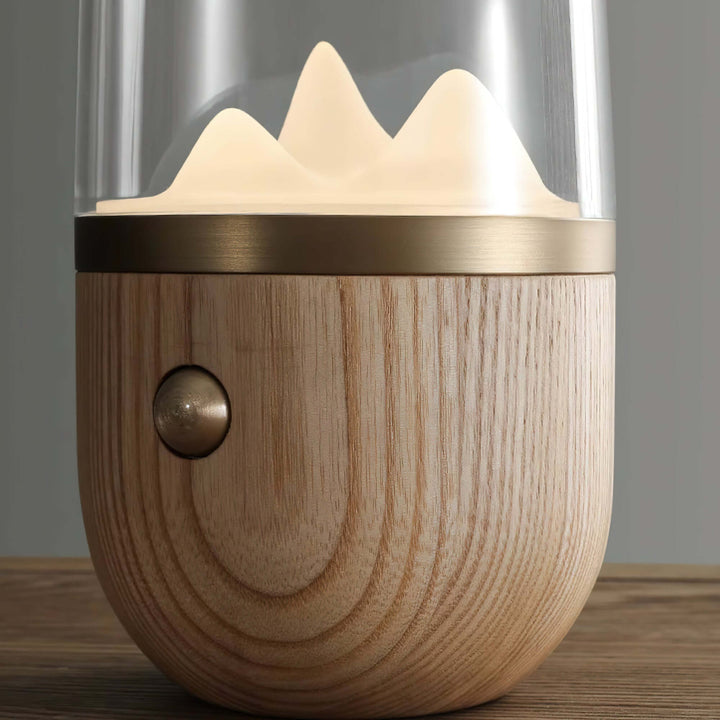 Stemningsfuld Bjergtop Natlampe