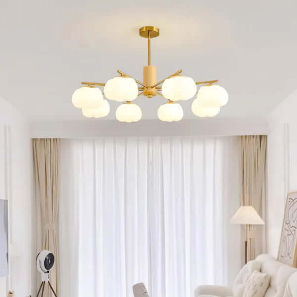 Moderne Loftslampe i Træ & Metal