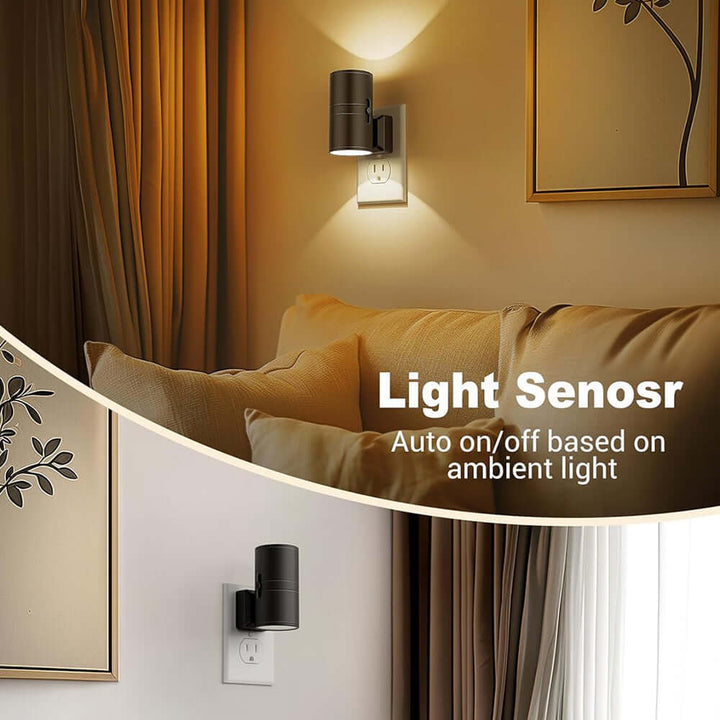 LED Natlampe med Sensor - Automatisk Tænd/Sluk