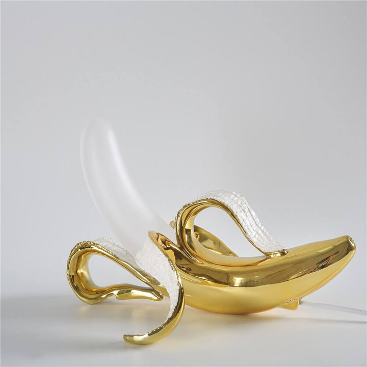 Art Deco Bordlampe i Bananform