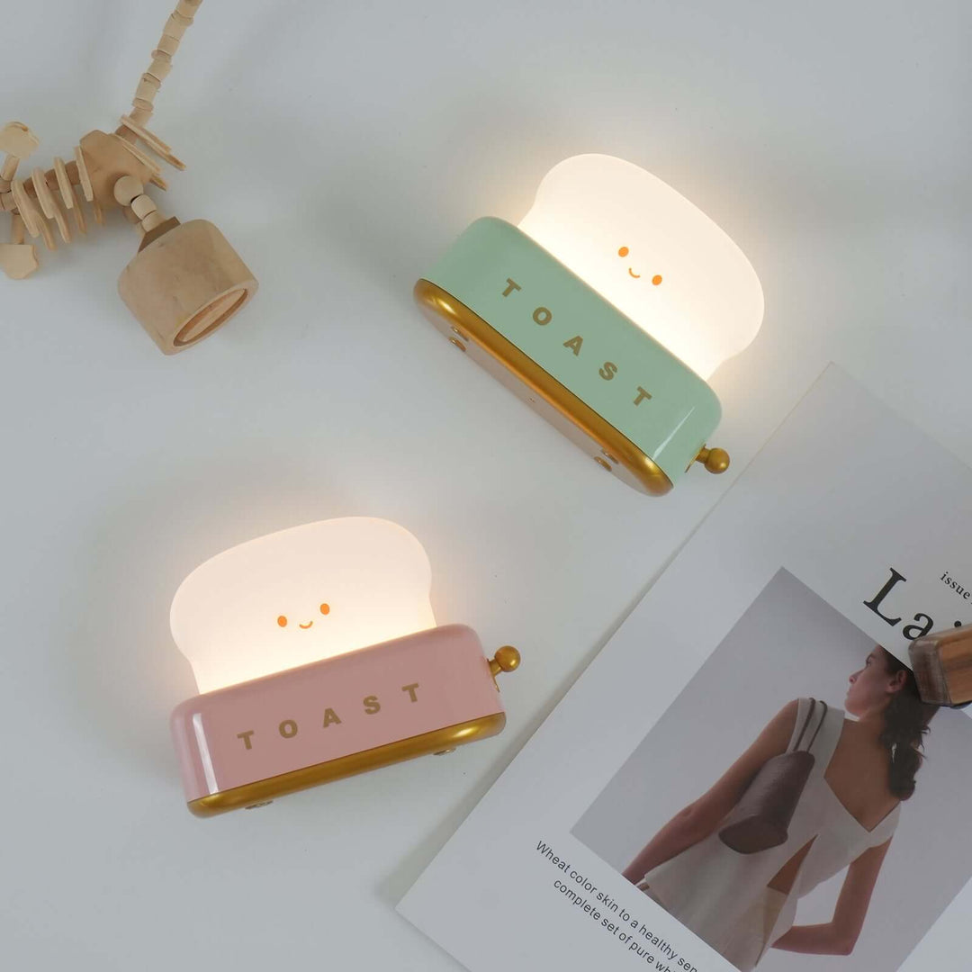 Genopladelig Brødrister Natlampe - Hyggelig Dekoration
