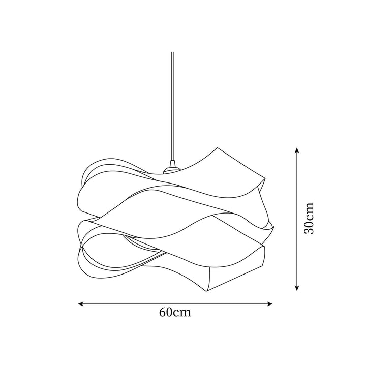 Elegant Træ Pendellampe | Moderne Design