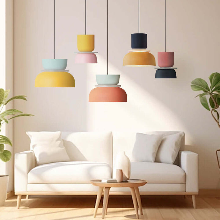 Farverig Nordisk Pendel - Akryl Design