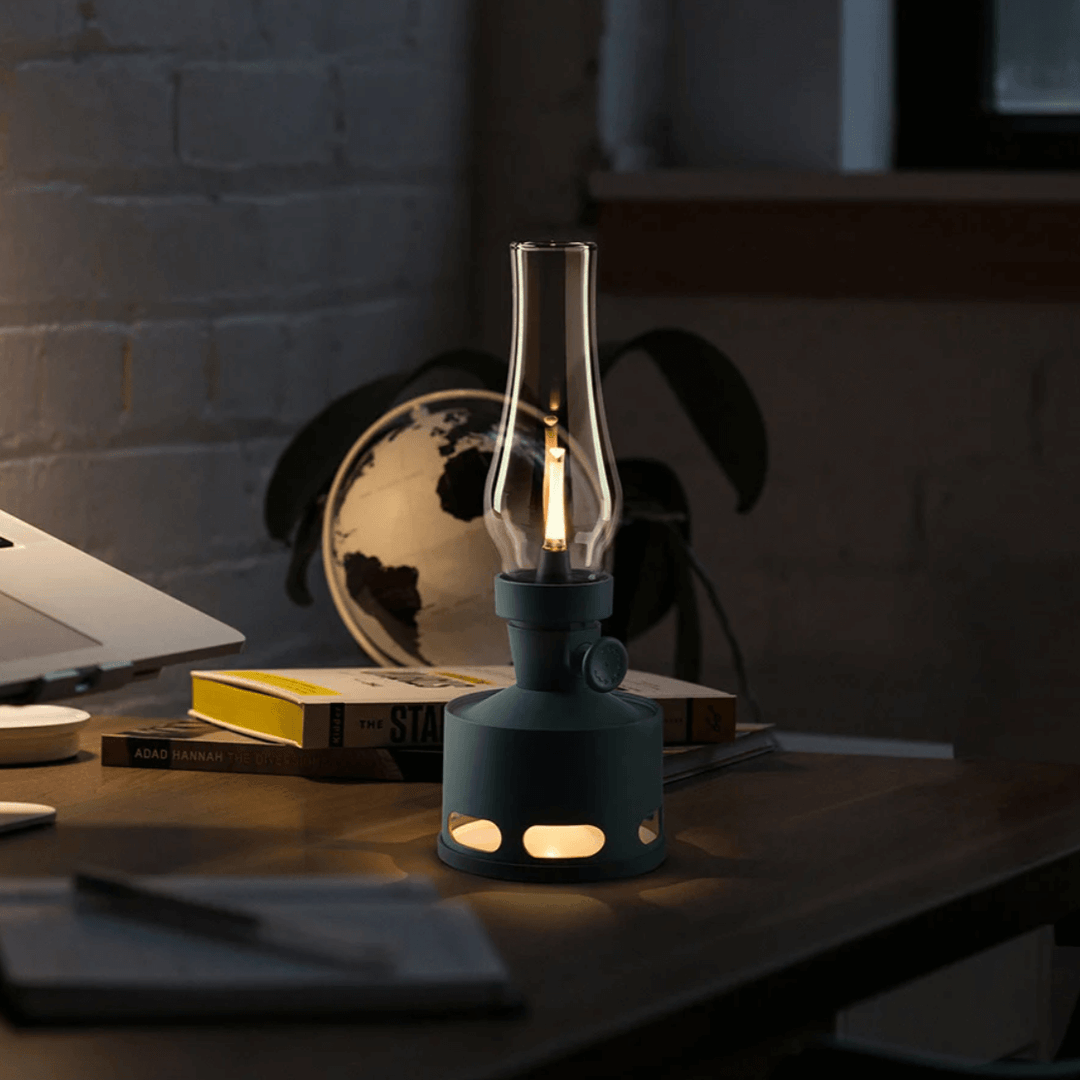 Vintage LED Lanterne - Batteridrevet Havebelysning