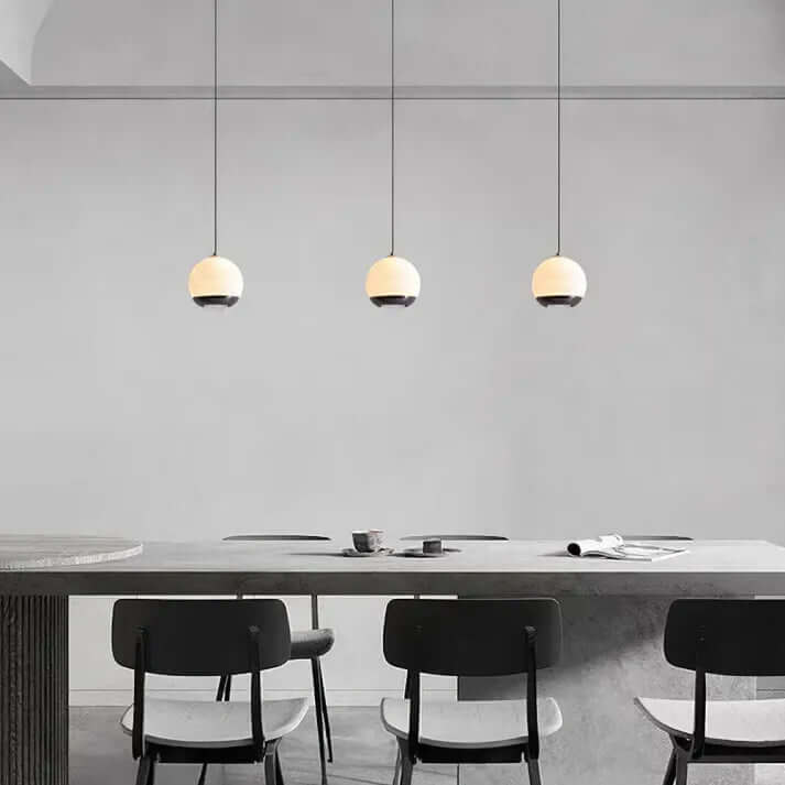 Elegant Alabast Globe Pendel Lampe