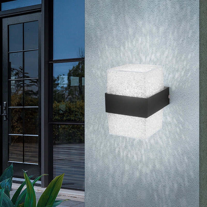 Udendørs LED Væglampe -  13,2cm x 10,5cm