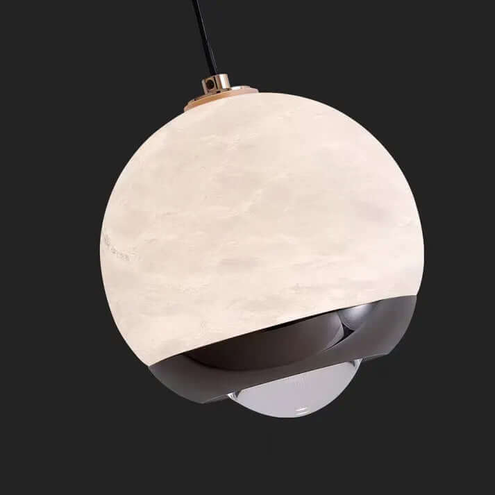 Elegant Alabast Globe Pendel Lampe