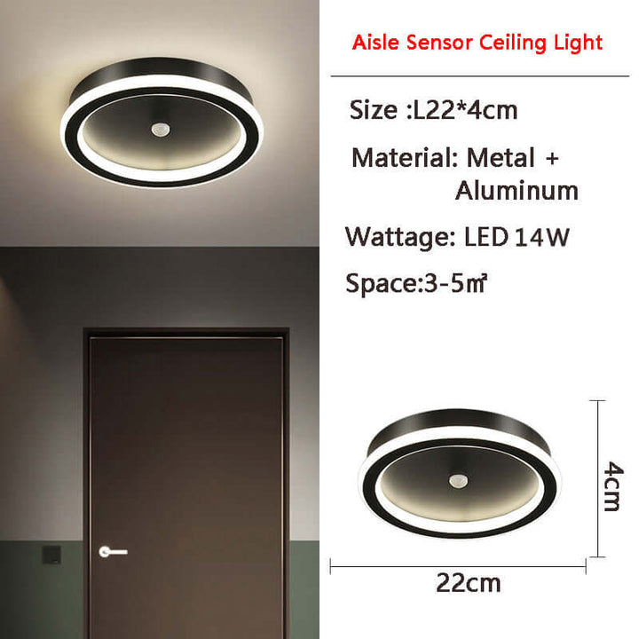 LED Loftslampe med Bevægelsessensor