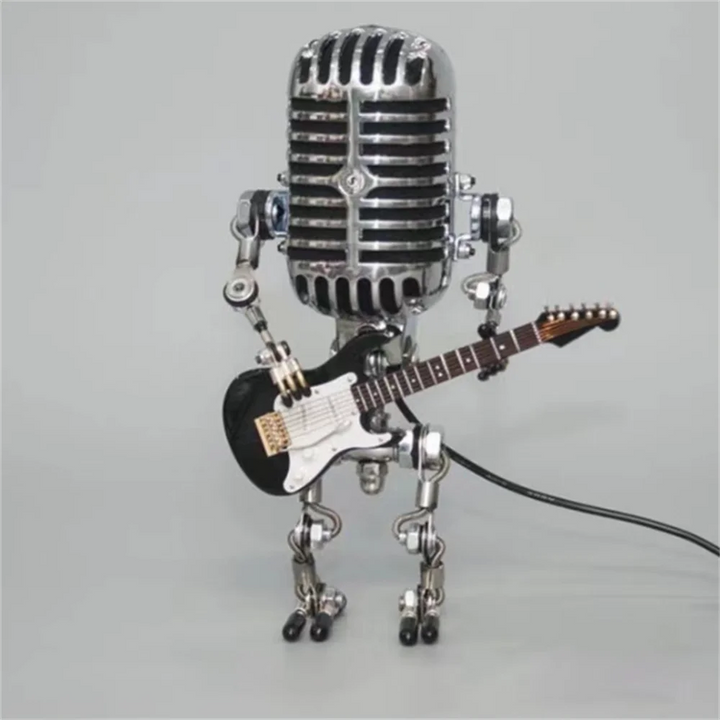 Charmerende robot stemningslampe med musiktema, perfekt til hygge i ethvert rum. Inkl. LED lys.