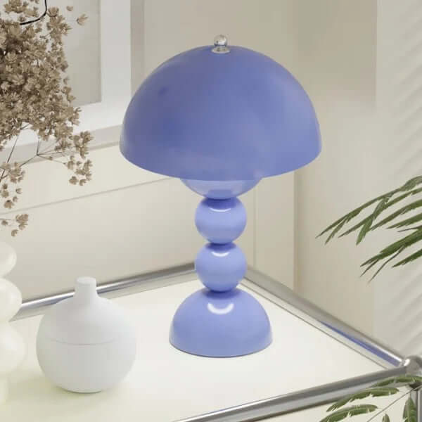 Bærbar LED Bordlampe med Blomsterdesign