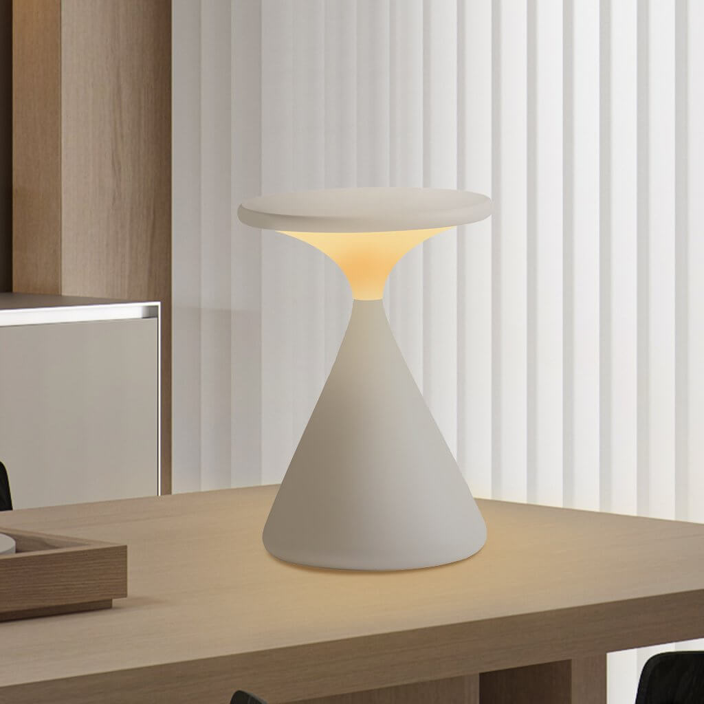 Ledningsfri Bordlampe i Timeglas Design