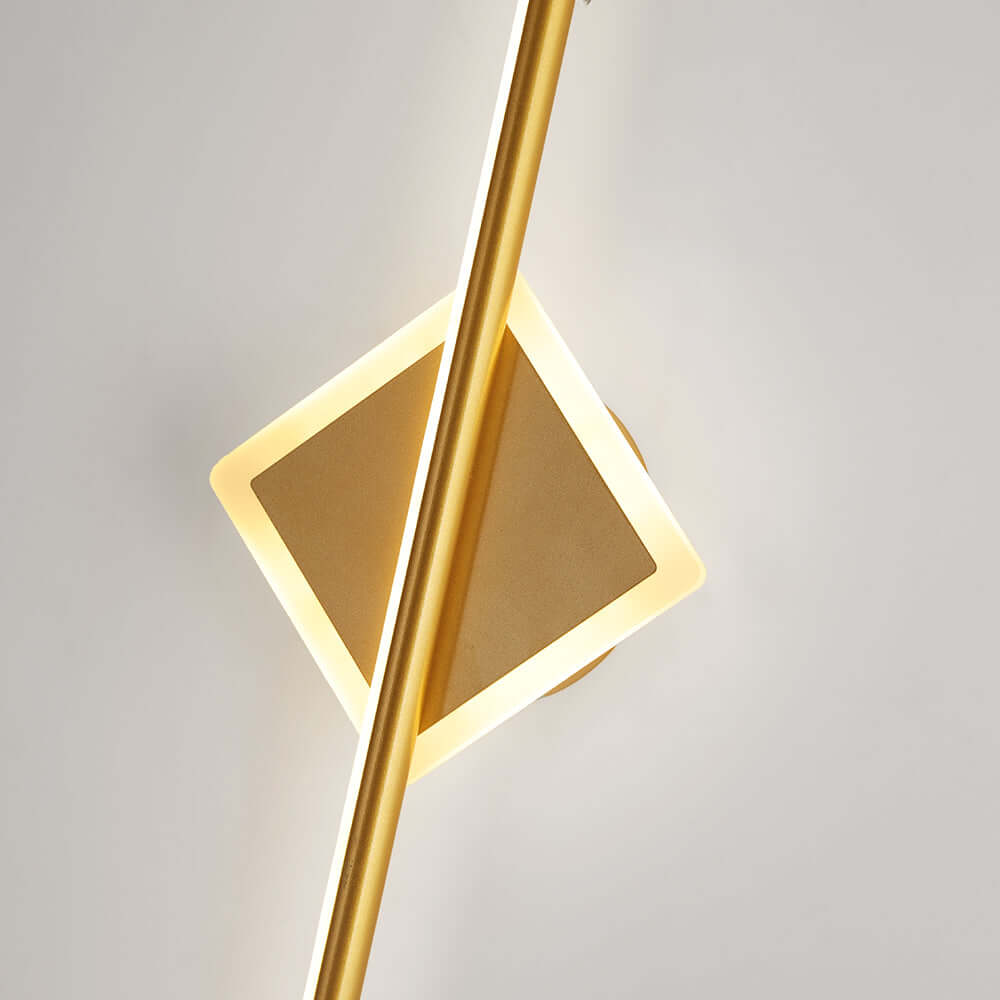 LED Væglampe Moderne Design - Rund/Firkantet