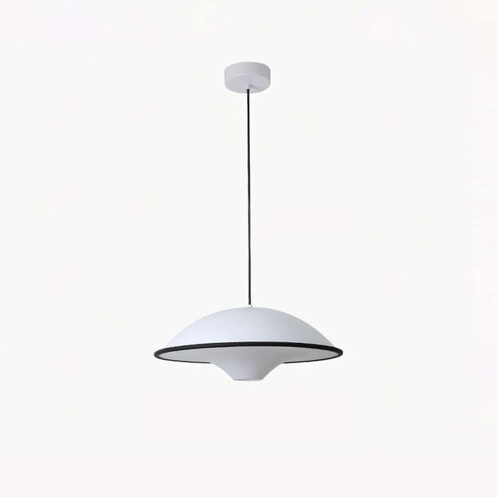 Moderne UFO Pendellampe i Akryl & Metal - Ø45cm