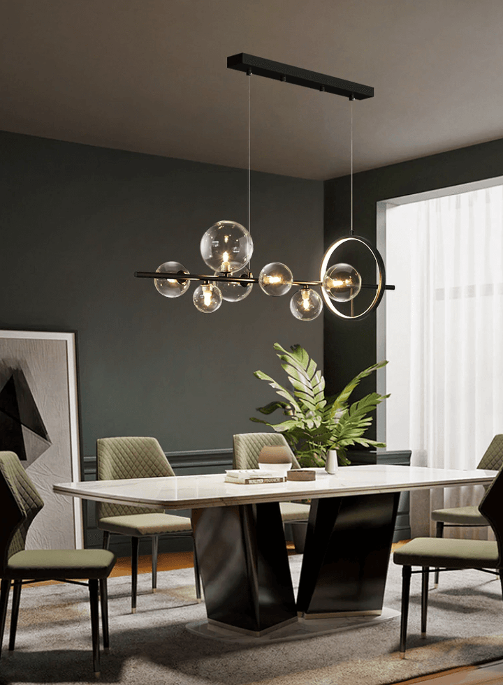 Elegant Glas Boble Lysekrone