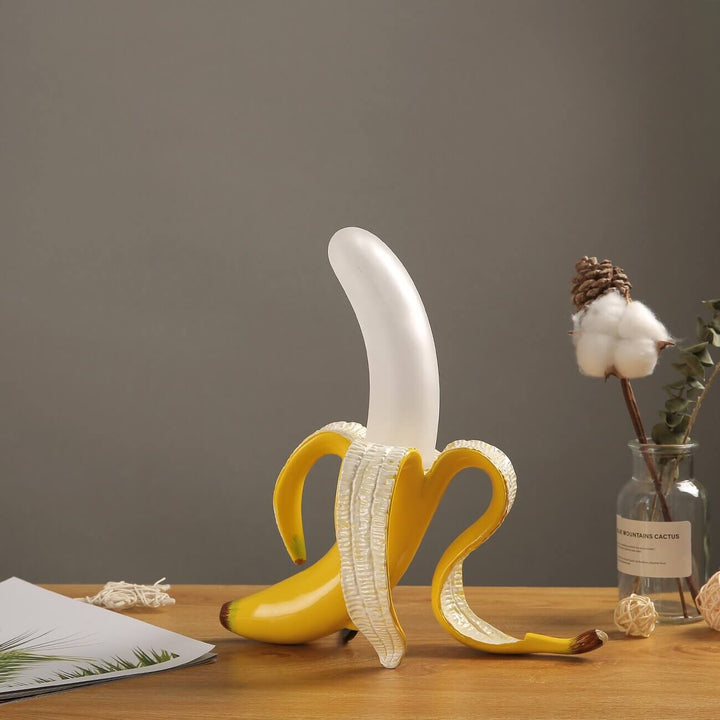 Art Deco Bordlampe i Bananform
