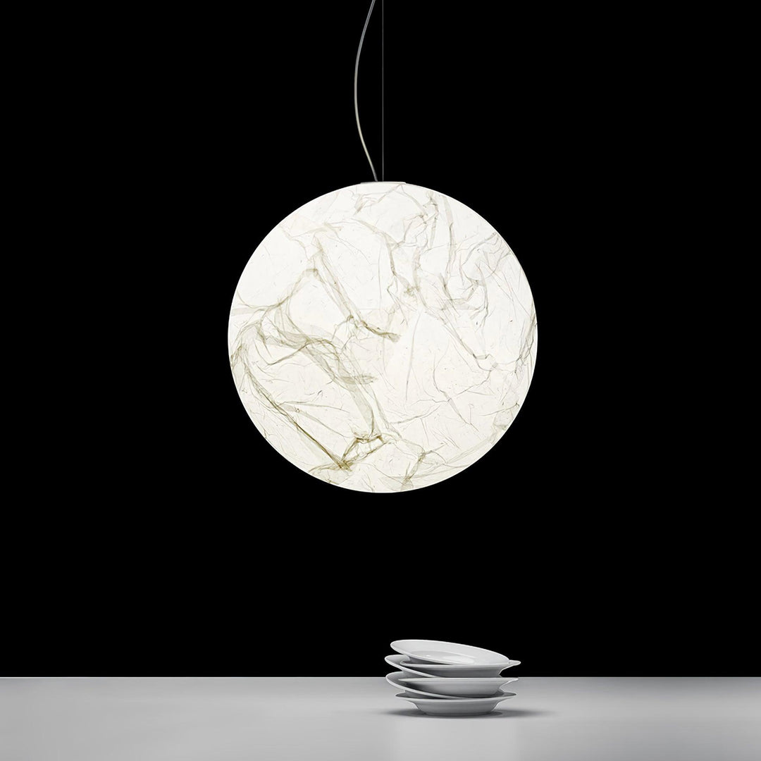 Elegant Silke Pendel Lampe - 3 Størrelser
