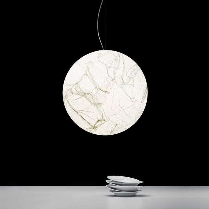 Elegant Silke Pendel Lampe - 3 Størrelser