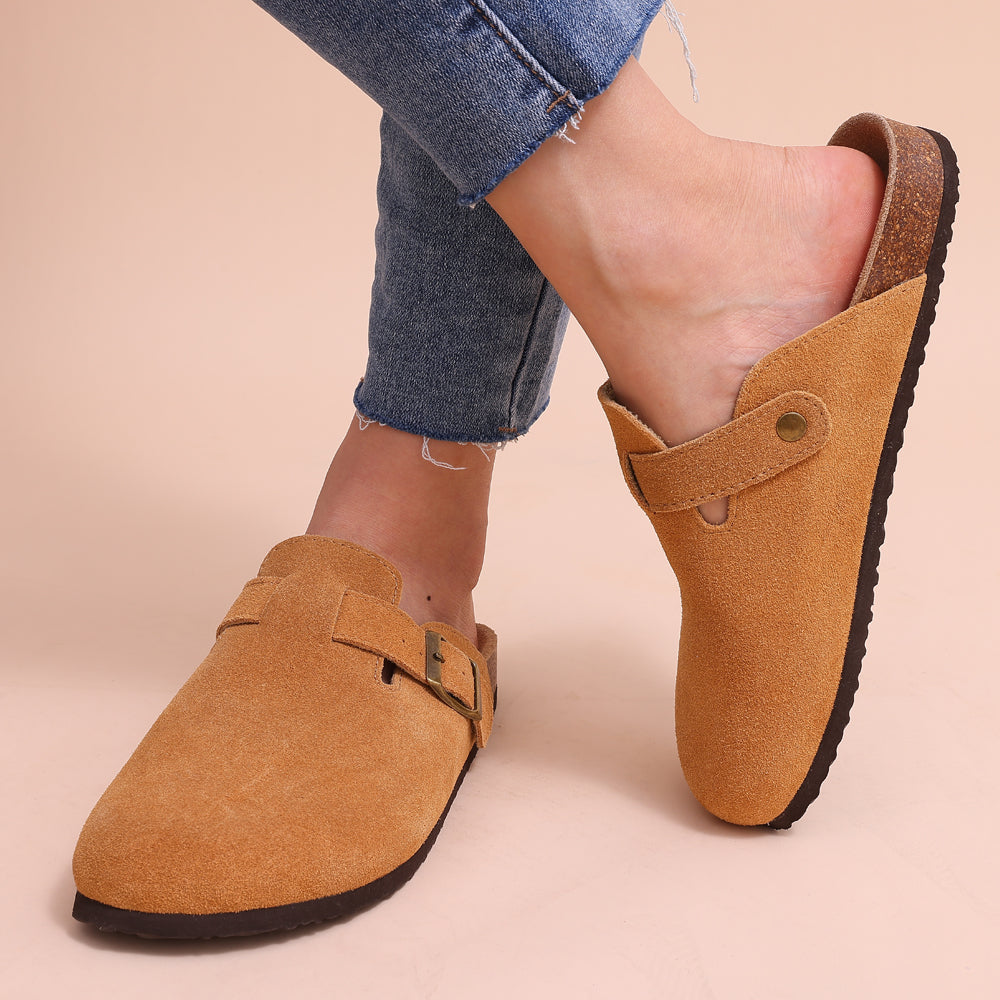 Dame clogs i moderne design. Fritidssko med enestående komfort og støtte til foden.