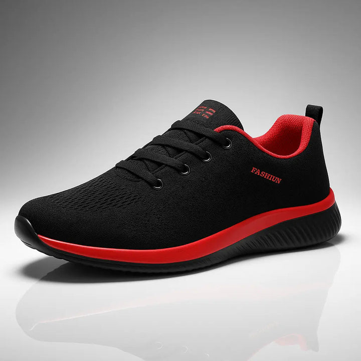Dame ortopædiske sneakers for smertefri komfort, med svangstøtte og stødabsorbering.