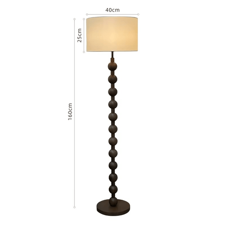 Elegant Gulvlampe i Træ - Japandi Stil