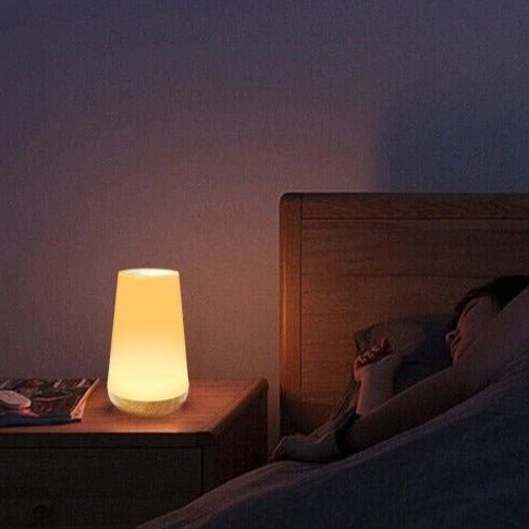 Bærbar LED Bordlampe med Touch-kontrol