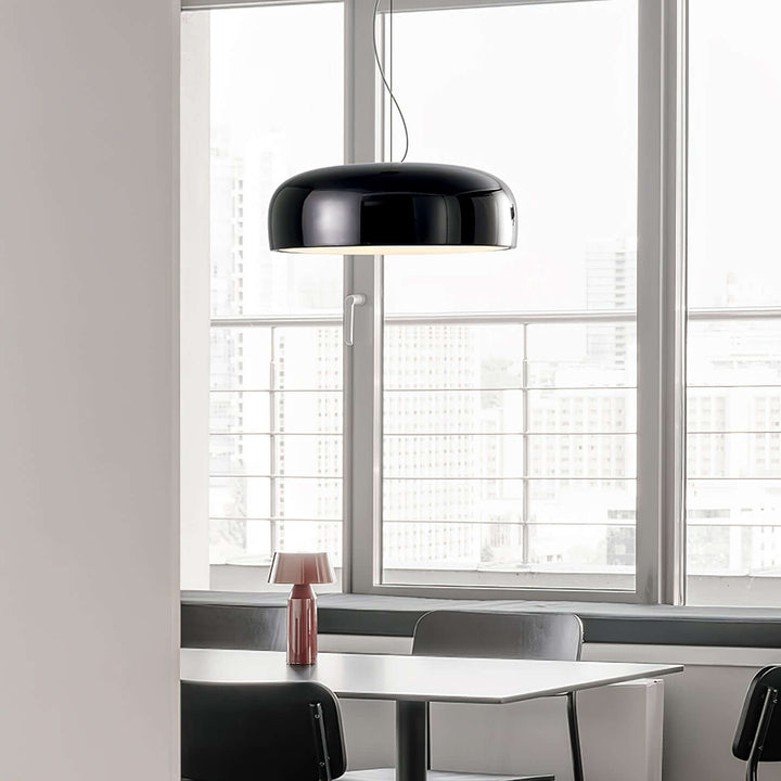 Moderne Pendellampe i Aluminium og Polykarbonat