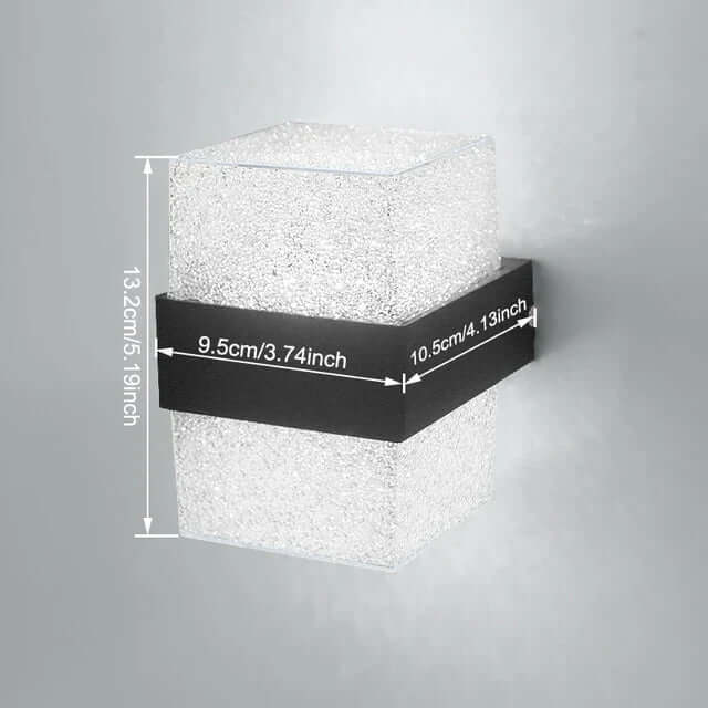 Udendørs LED Væglampe -  13,2cm x 10,5cm