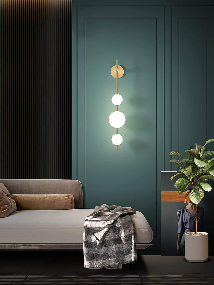 Elegant Globe Væglampe i Glas