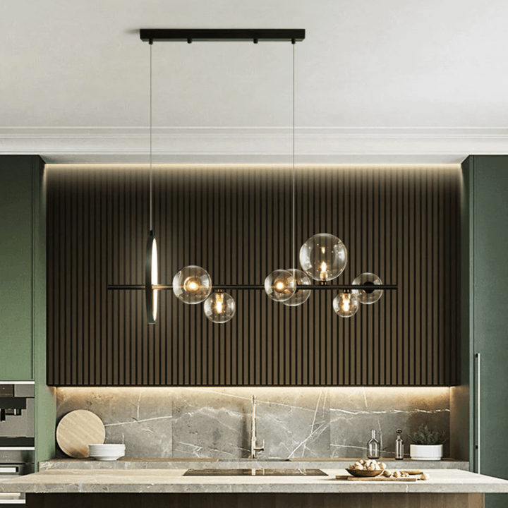 Elegant Glas Boble Lysekrone