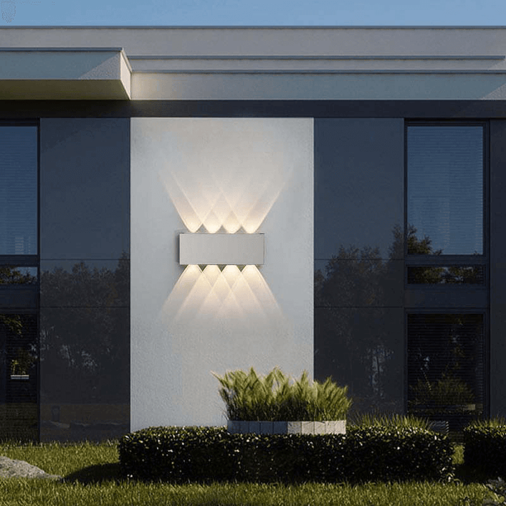 Vandtæt LED Væglampe Udendørs - Aluminium