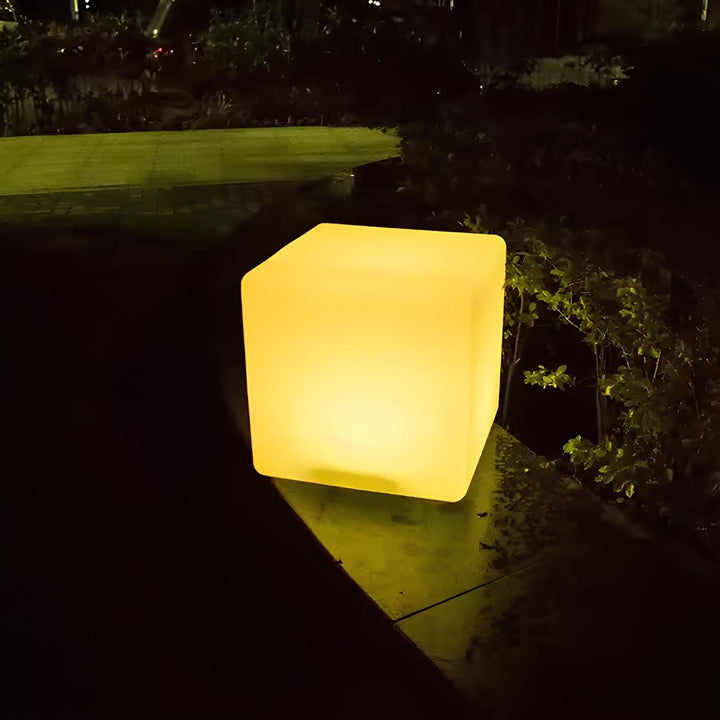 Kubisk LED Have- og Terrassalampe