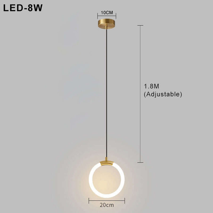 Moderne LED-Pendellampe i Skandinavisk Design