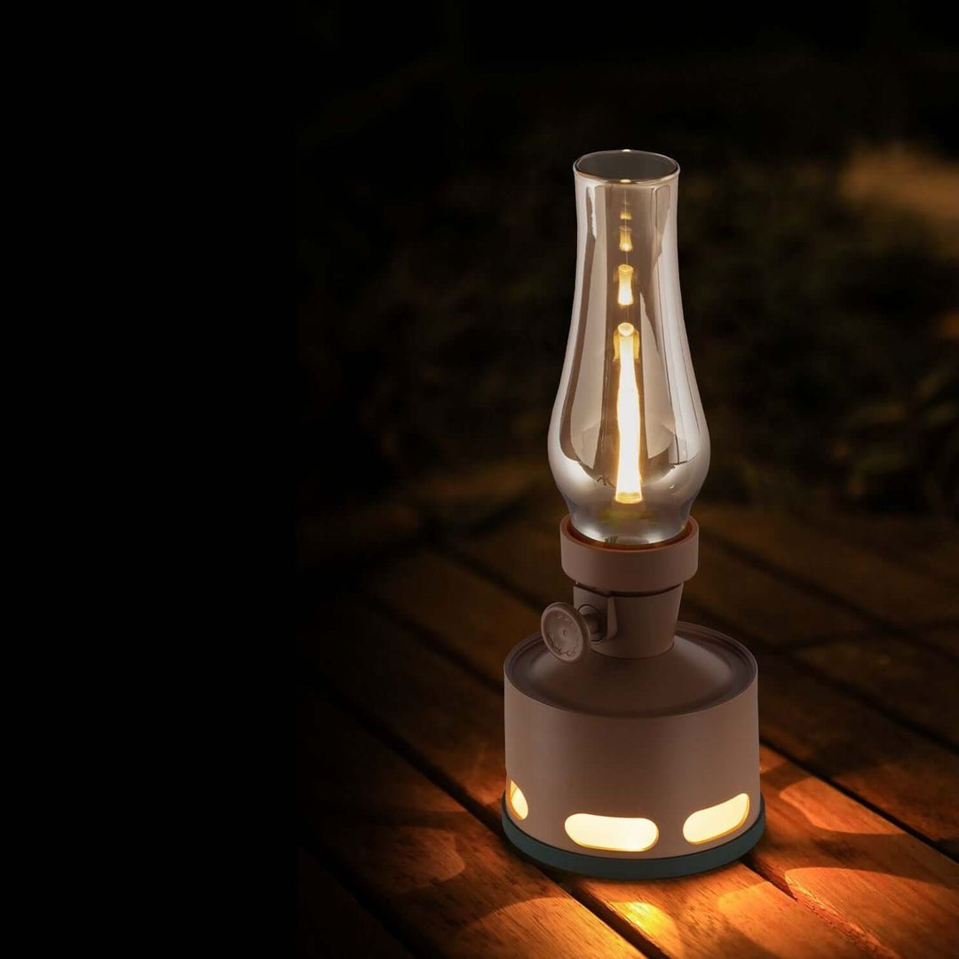 Vintage LED Lanterne - Batteridrevet Havebelysning