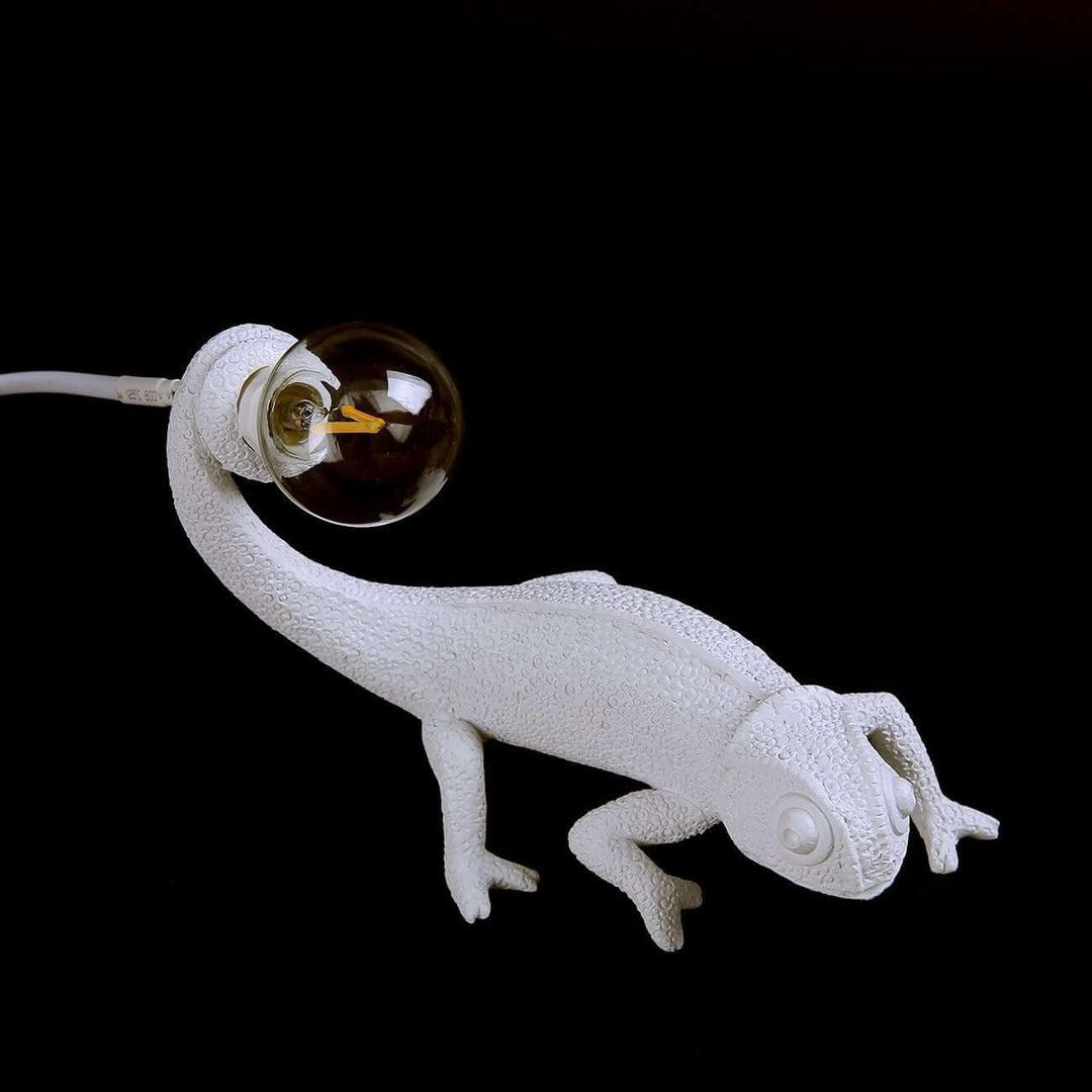 Dekorativ Bordlampe med Firben