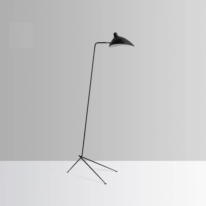 Justerbar 3-armet gulvlampe i metal