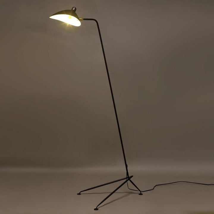 Justerbar 3-armet gulvlampe i metal