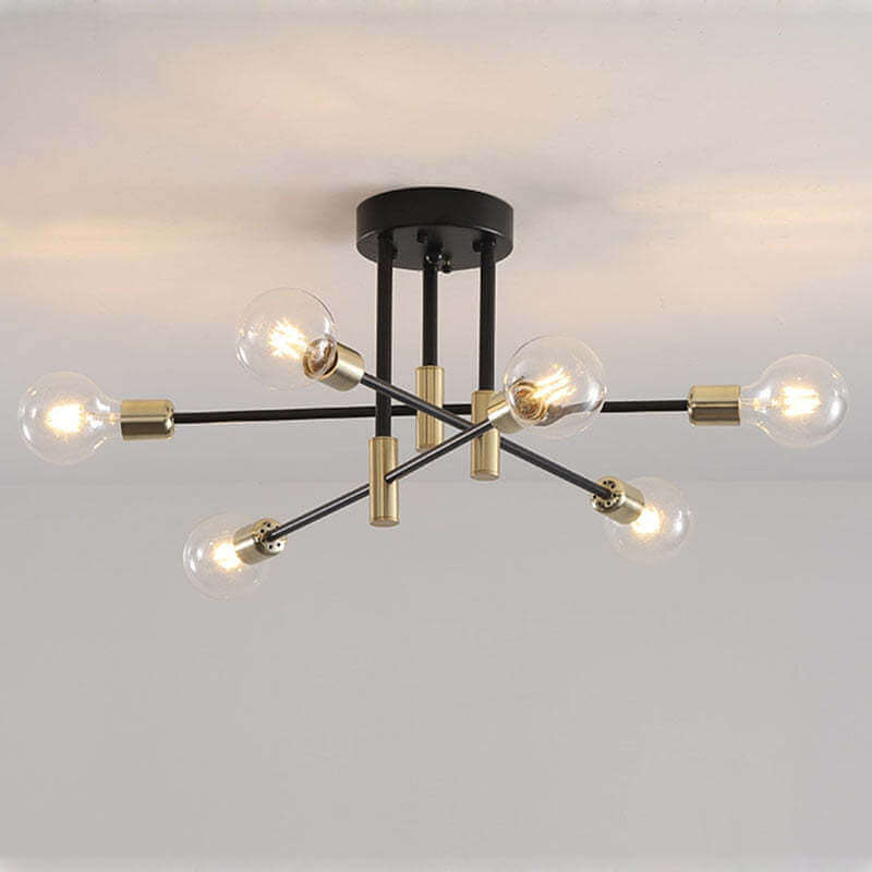 Moderne Glas Globe Lysekrone