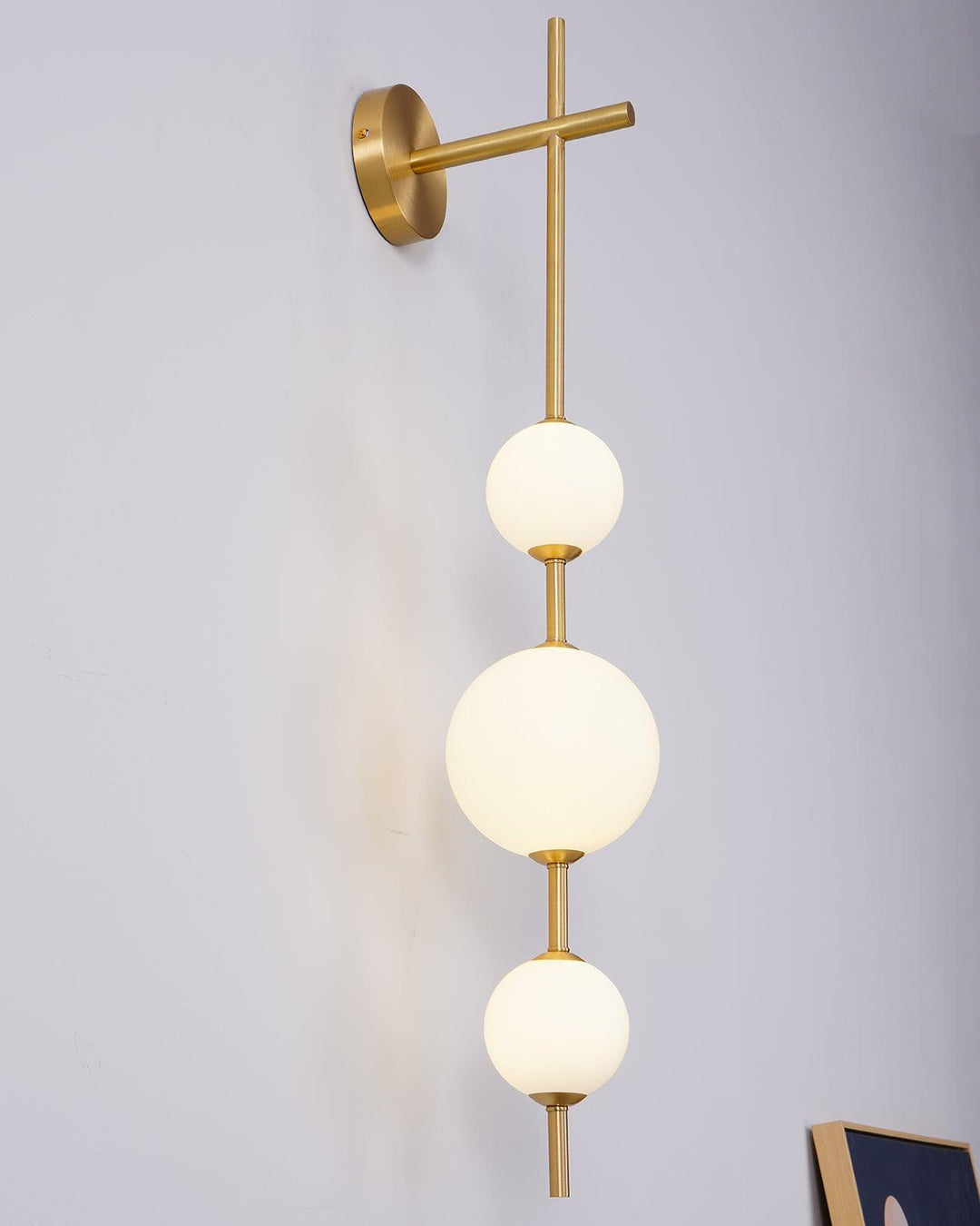 Elegant Globe Væglampe i Glas