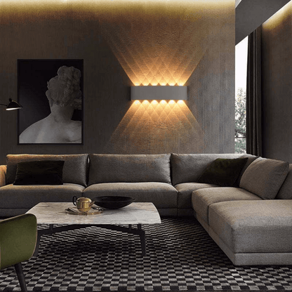 Vandtæt LED Væglampe Udendørs - Aluminium