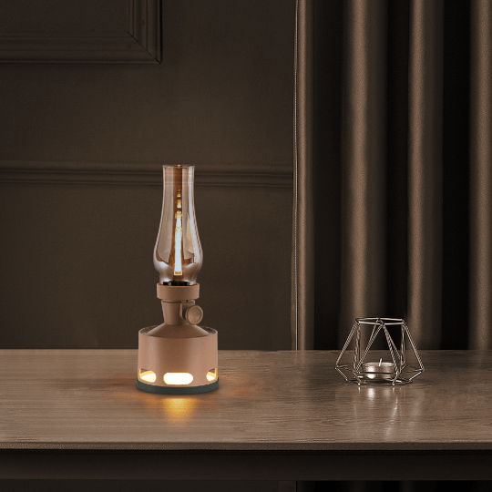 Vintage LED Lanterne - Batteridrevet Havebelysning