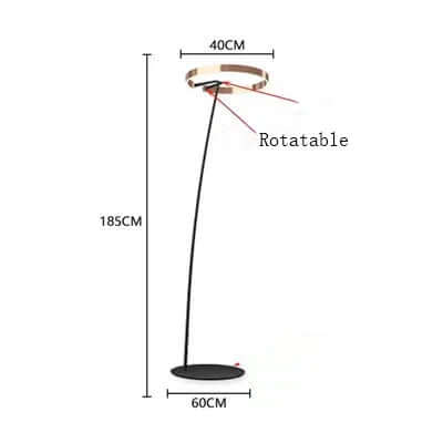 Elegant LED Gulvlampe - Skandinavisk Design