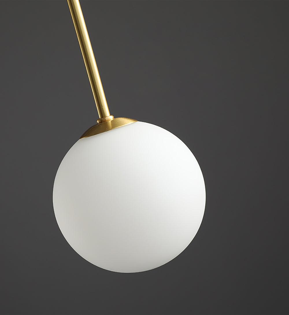 Elegant Pendel Lampe i Glas & Metal - 75/100cm