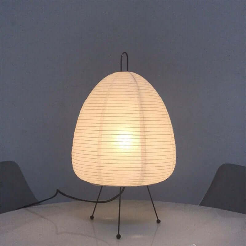 Japansk Rispapirslampe LED Bordlampe